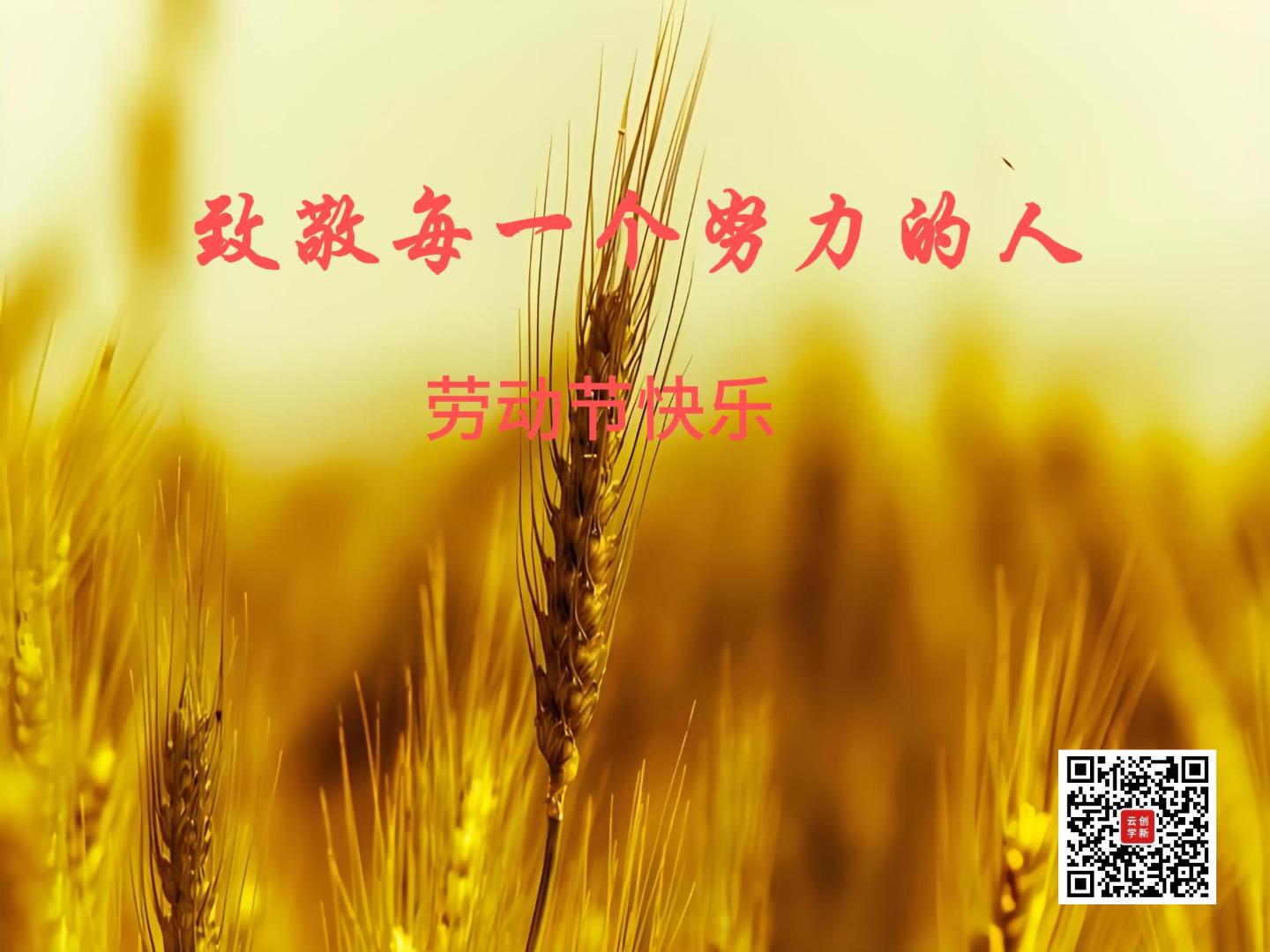 勞動(dòng)節快樂(lè )！